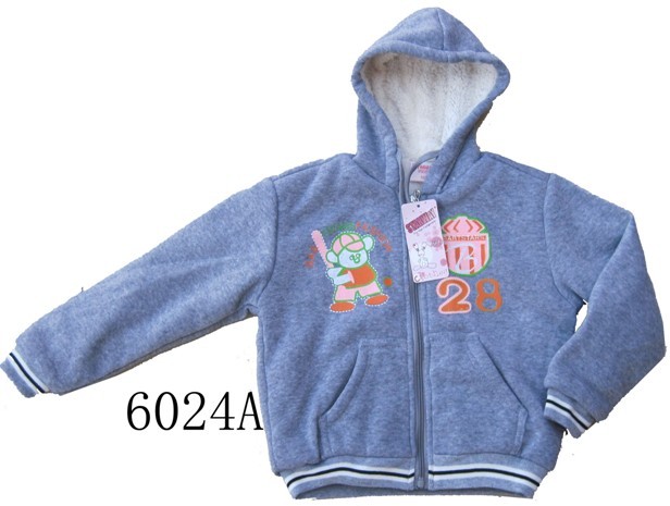 ͼƬƣPG-6024A/B/C/D Girls' Knitted Fleece Jacket
869