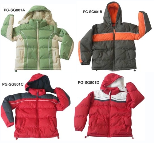 ͼƬƣPG-SG801A/B/C/D Boys Padded Jackets
387